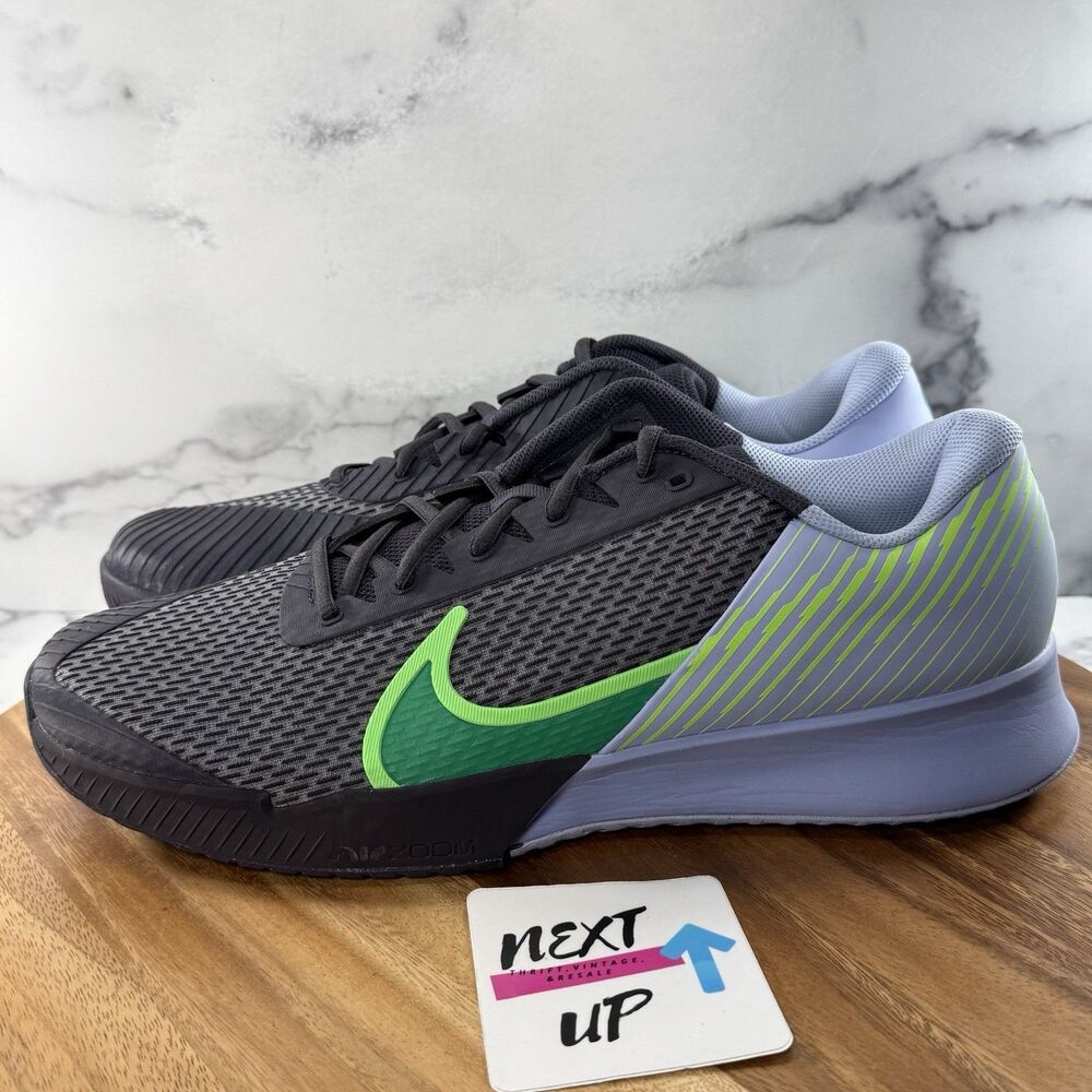 Mens 15-Nike Court Air Zoom Vapor Pro 2 Gridiron Stadium Green Tennis DR6191-004